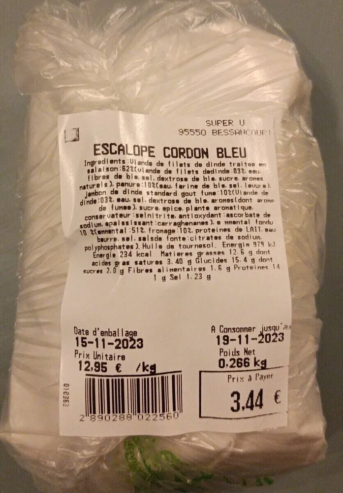 Escalope cordon bleu