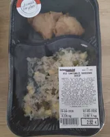 Riz cantonnais et samosas boeuf