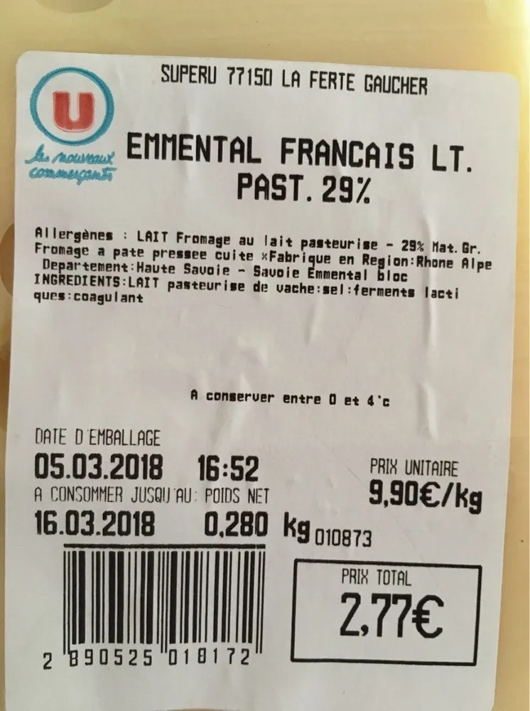Emmental francais