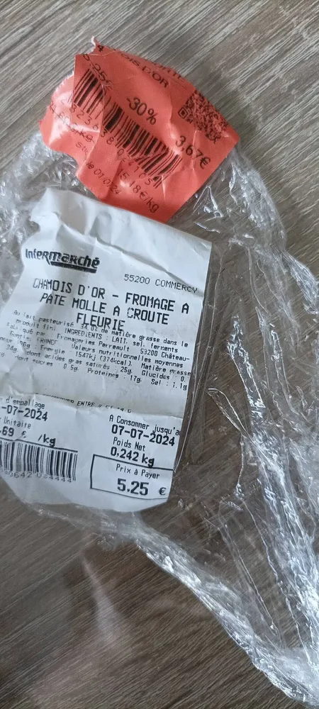 Chamois d'or fromage a croûte molle
