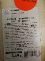 Beth male au lait de chevre