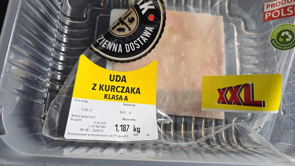 Uda z kurczaka klasa A