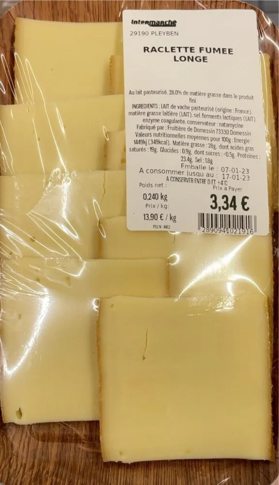 Raclette Fumée Long