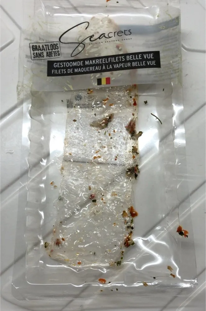 Filet de maquereau à la vapeur Belle Vue