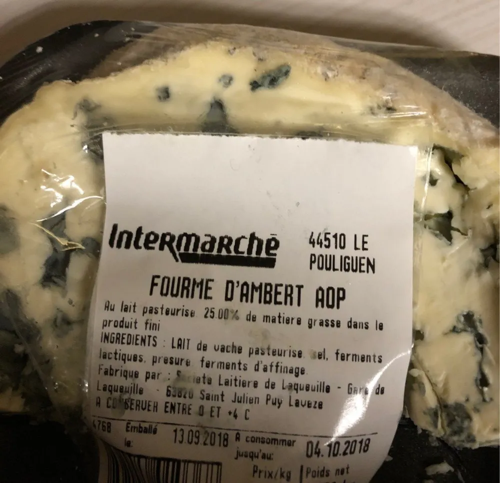 Fourme d'ambert AOP