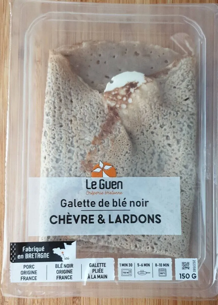 Galette de blé noir | CHÈVRE ET LARDONS