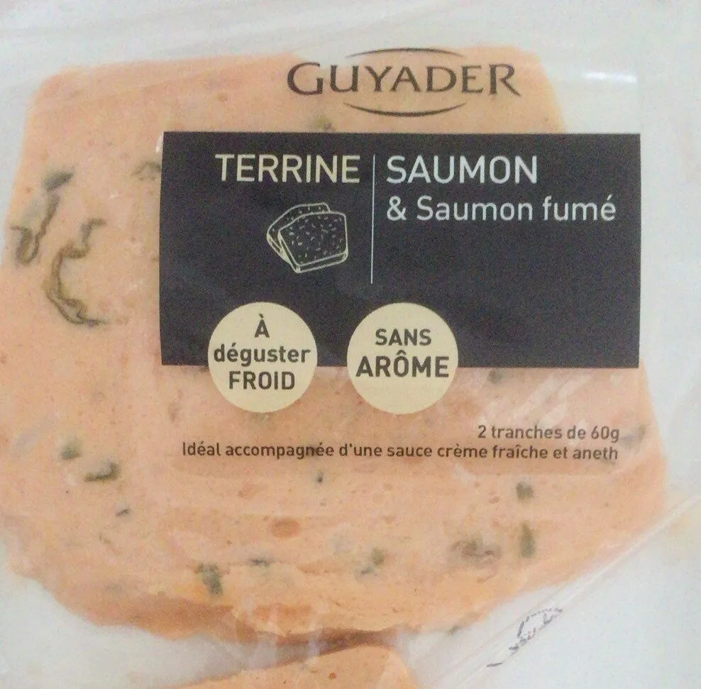 Terrine saumon et saumon fumé