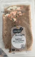 Galettes aux 2 saumons cremes et ciboulette