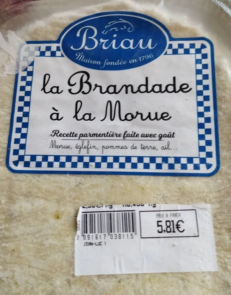 la Brandade a la morue