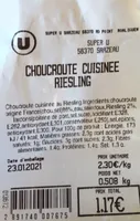 Choucroute cuite