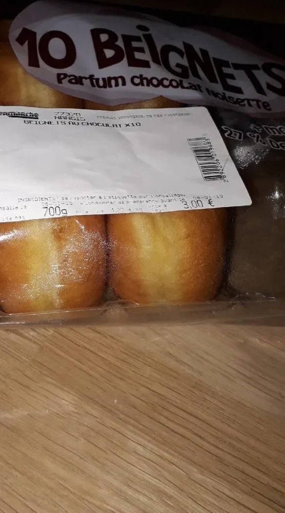 Beignets au chocolat ×10