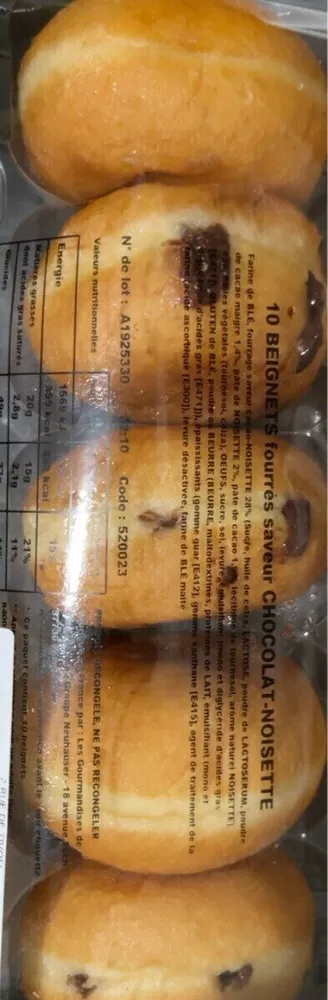 Beignets chocolat noisette
