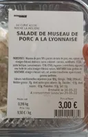 Salade de museau de porc à la Lyonnaise