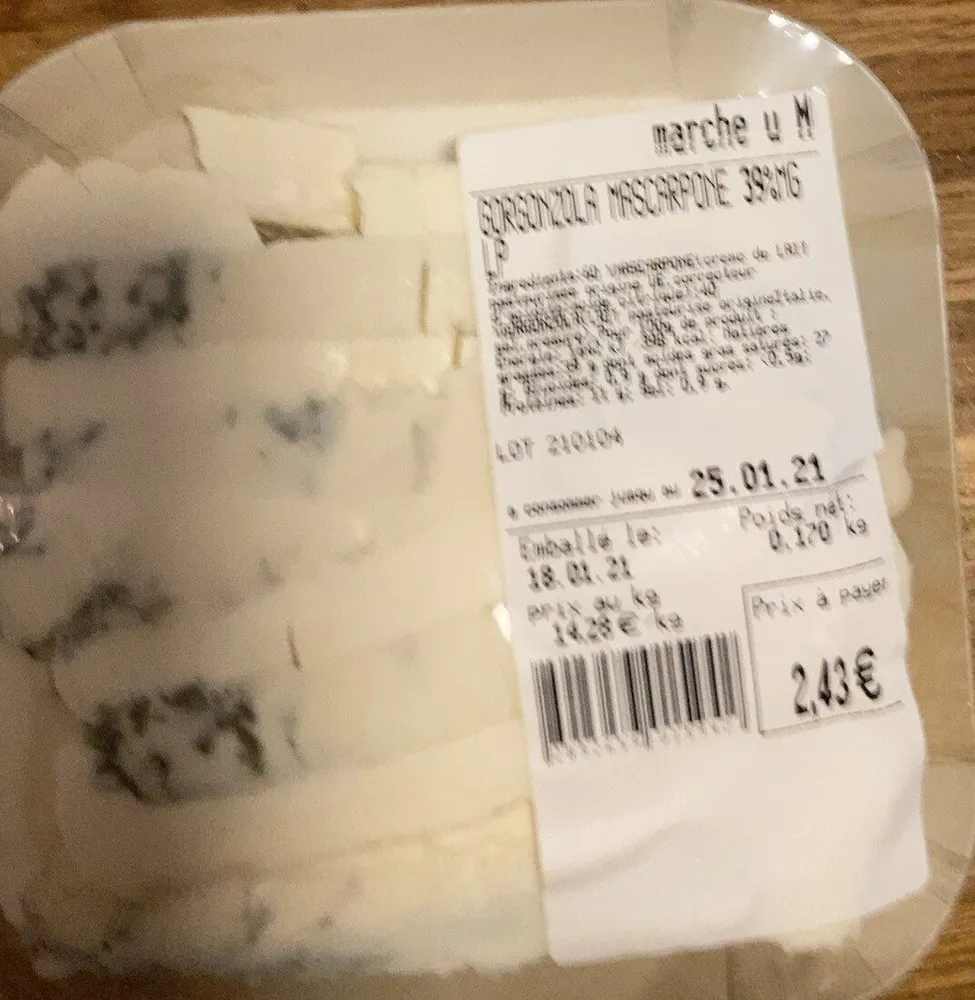 Gorgonzola mascarpone
