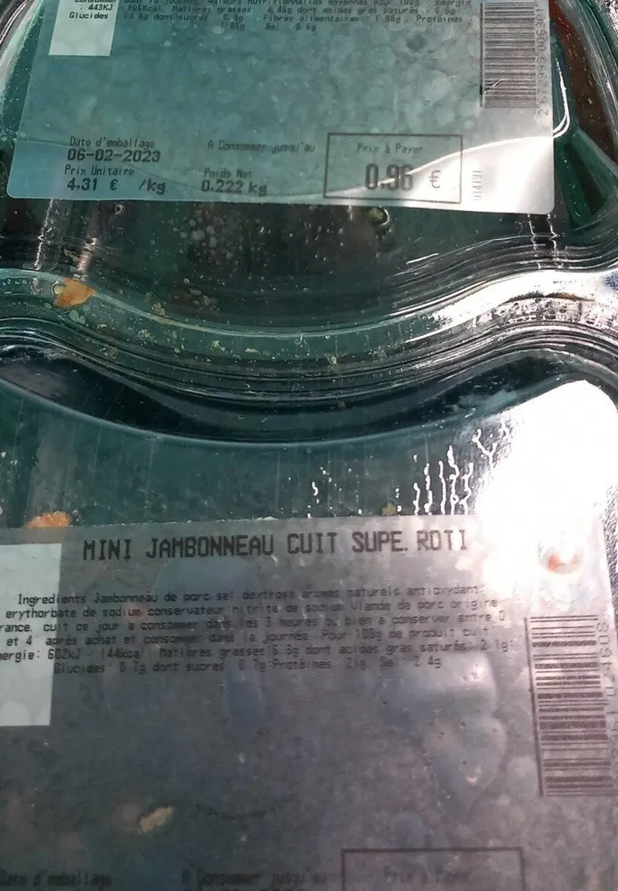Mini jambonneau cuit