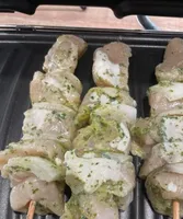 Brochette poulet ail