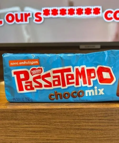 Passatempo Chocomix sem recheio