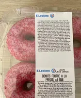Donuts fourrés à la fraise
