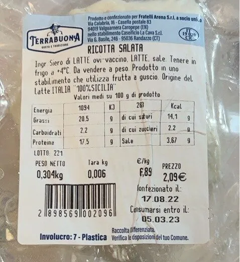 Ricotta salata