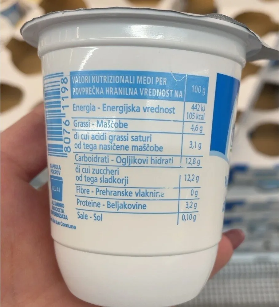 Yogurt intero cocco