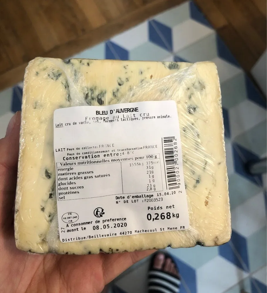 Bleu d'auvergne AOP