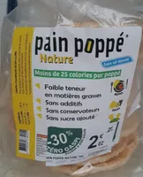 Pain poppé nature