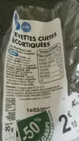 Crevettes cuites décortiquées