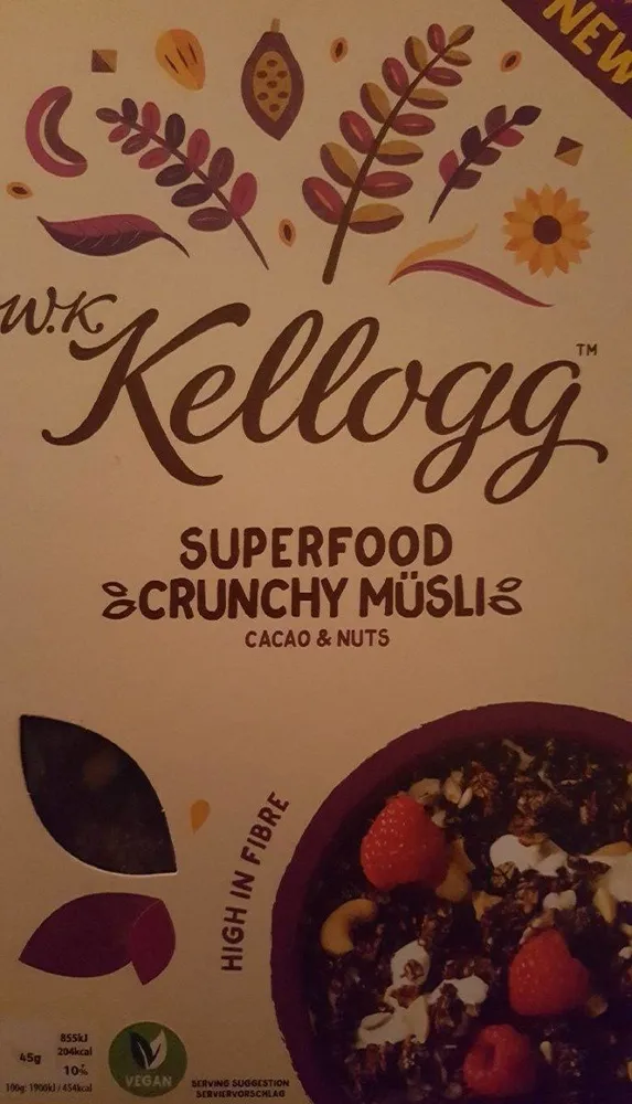 Kelloggs WKK GRANOLA CACAO
