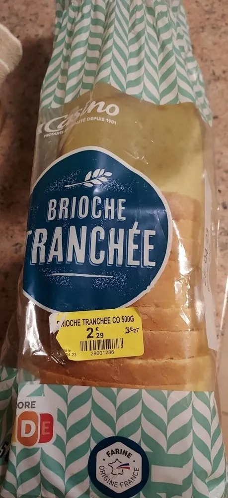 Brioche tranchee