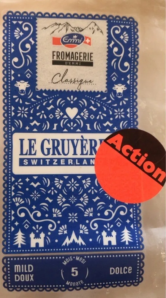 Le Gruyere AOP mild/doux