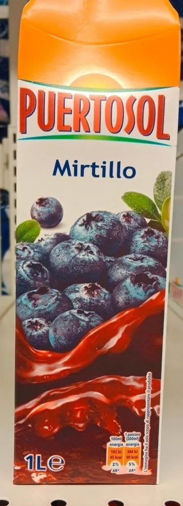 Succo mirtillo