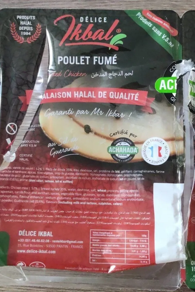 Poulet fumé délice ikbal