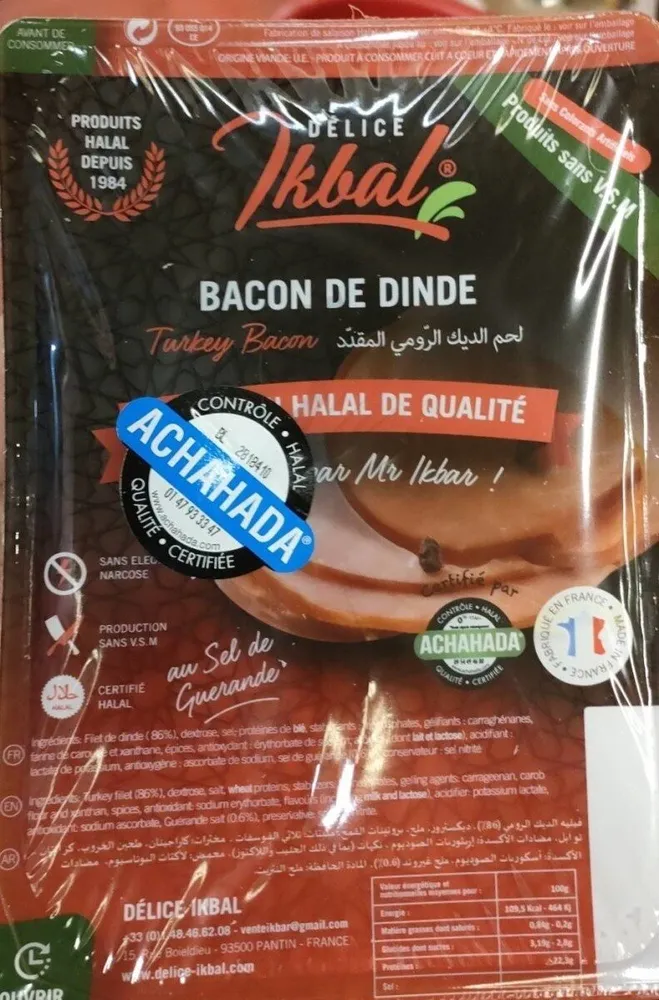 Bacon de dinde