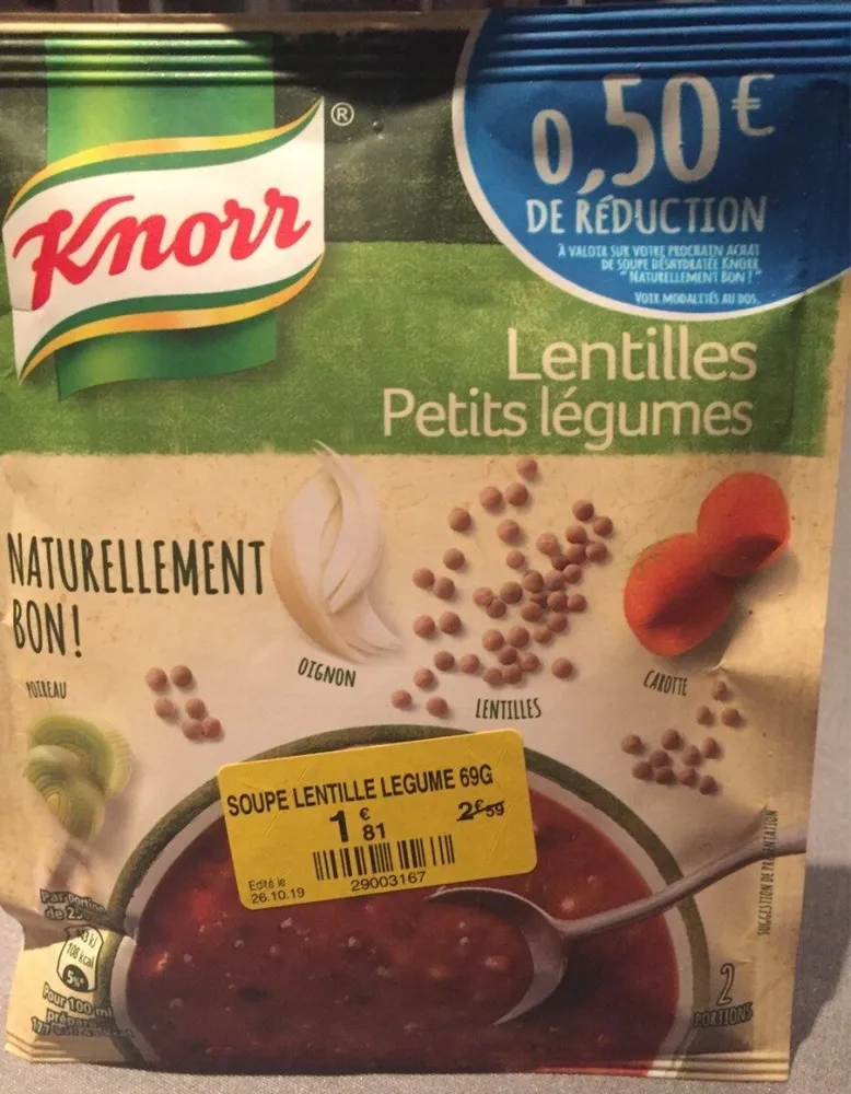 Lentilles Petits légumes