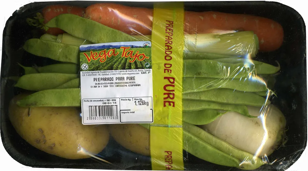 Mezcla de verduras y hortalizas para puré