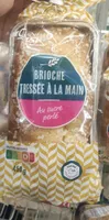 Brioche tressée à la main