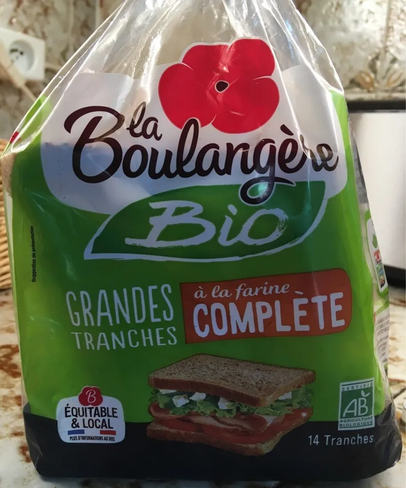 Pain de mie Bio Farine complète