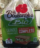 Pain de mie Bio Farine complète