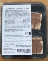 Entremets 3 chocolats