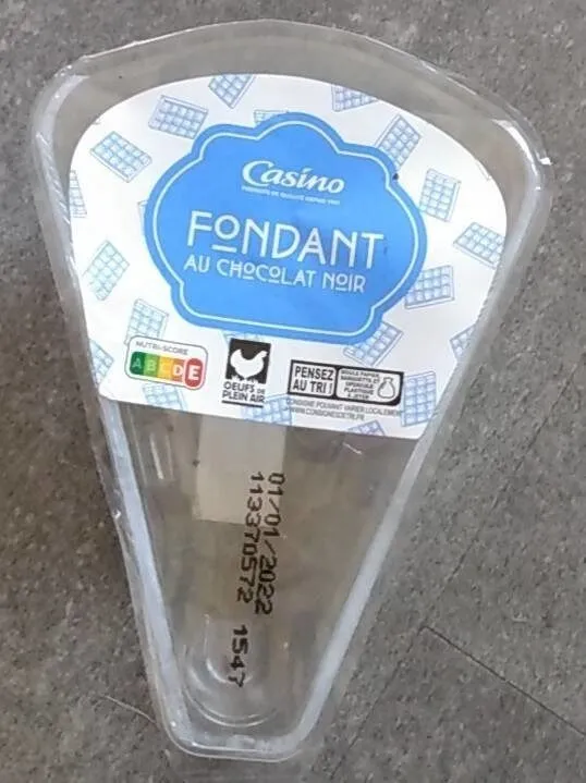 Fondant au chocolat noir