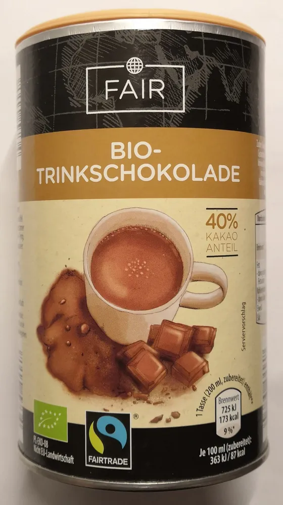 Trinkschokolade bio