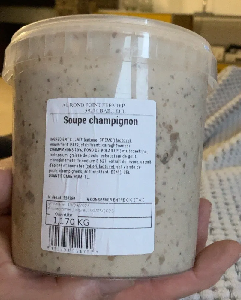 Soupe champignon