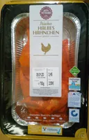 Frisches halbes Hähnchen (gewürzt)