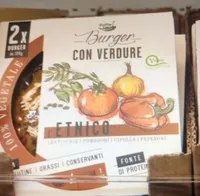 Burger con verdure