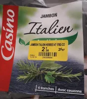 Jambon italien aux herbes