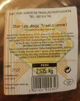 Chorizo doux traditionnel