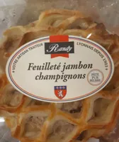Feuilleté jambon et champion