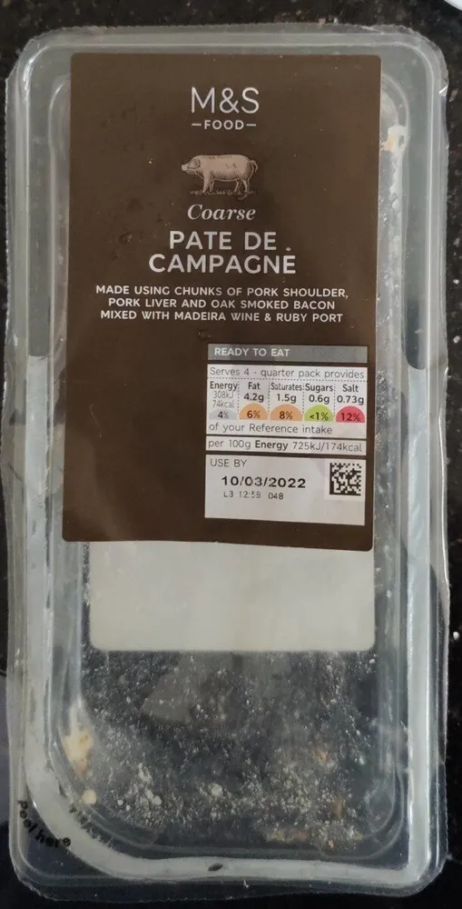 Coarse pate de campagne