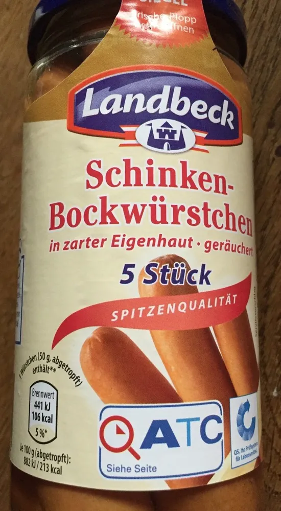 Schinken-Bockwürstchen