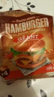 Pain hamburger géant farine complète